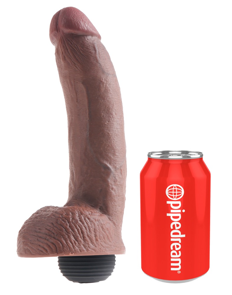 King Cock 23cm Spritzdildo in braun Produktbild King Cock 23cm Spritzdildo in braun Produktbild