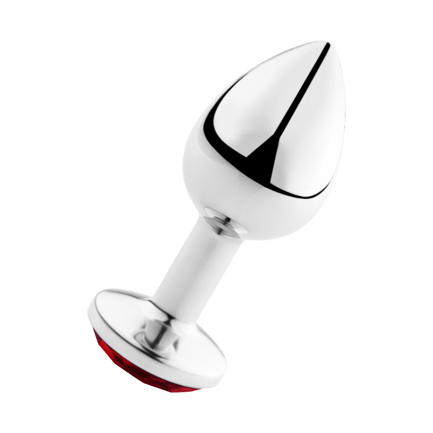 Rimba Analplug aus Metall mit Kristall Produktbild